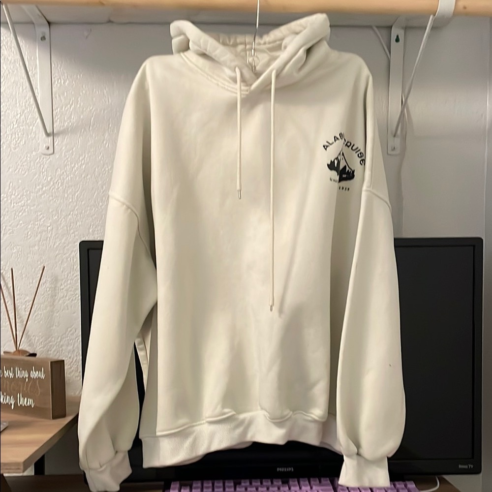 Men's Cream Hoodie ALASKA CRUISE
